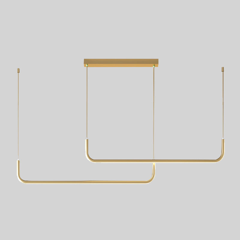 Overlapping Island Pendant Lights Ultra-Contemporary Acrylic Island Pendant Lights for Restaurant