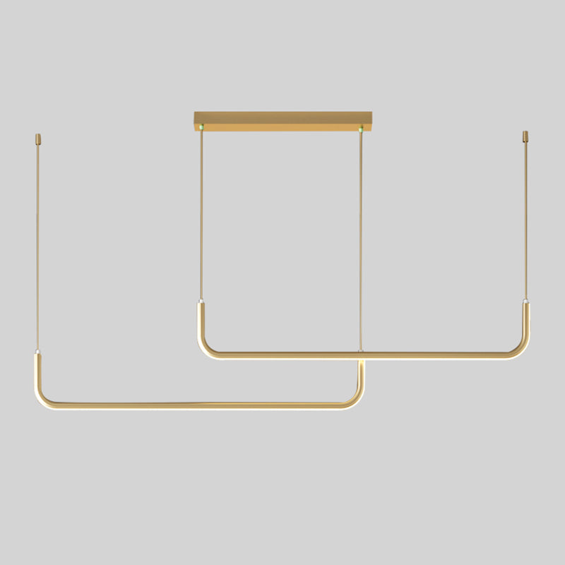 Overlapping Island Pendant Lights Ultra-Contemporary Acrylic Island Pendant Lights for Restaurant