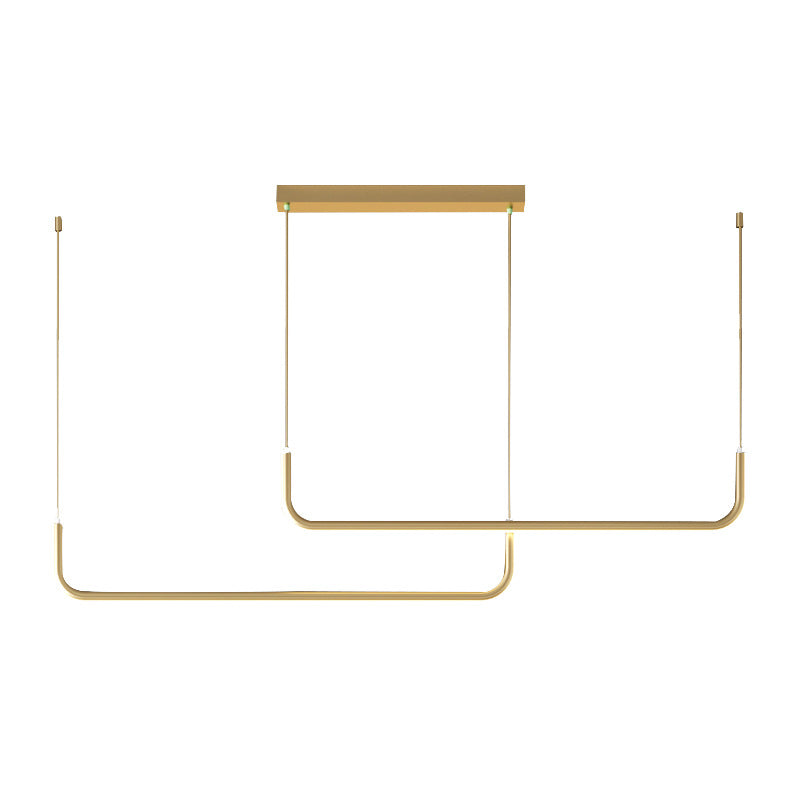 Overlapping Island Pendant Lights Ultra-Contemporary Acrylic Island Pendant Lights for Restaurant