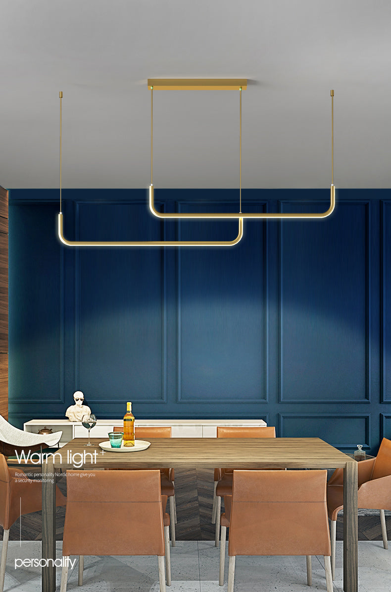 Overlapping Island Pendant Lights Ultra-Contemporary Acrylic Island Pendant Lights for Restaurant