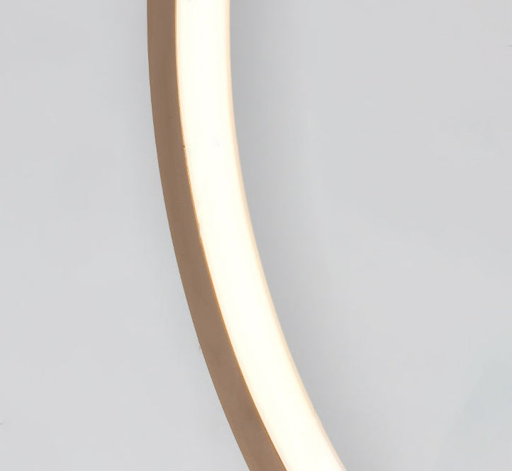 Luces de lámpara de araña de la isla Circle Simplicidad Simply acero inoxidable accesorios de iluminación de lámpara para comedor para mesa de comedor