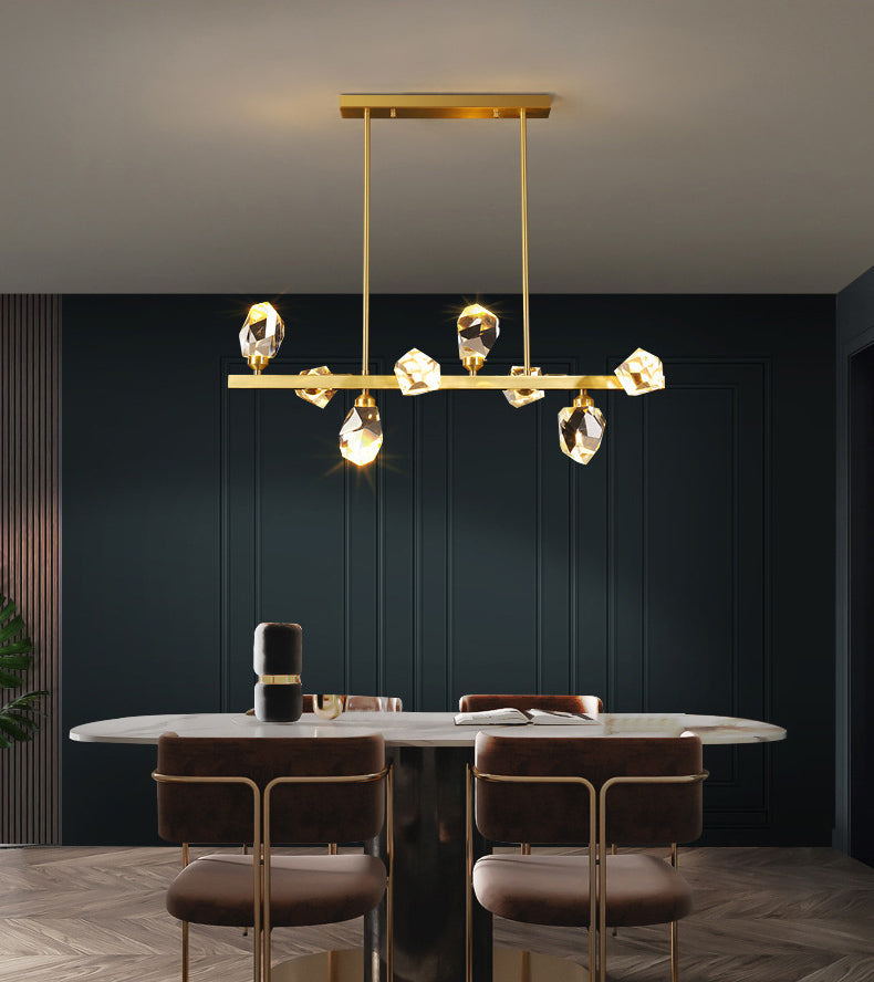 Diamond Over Island Lighting Crystal Modern Simplicity Isole Hanging Lights for Restaurant