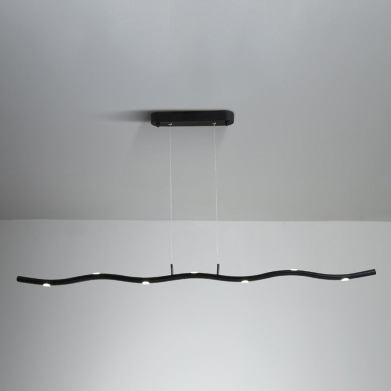 Linear Island Pendant Lights Ultra-Contemporary Aluminum Island Pendant Lights for Restaurant