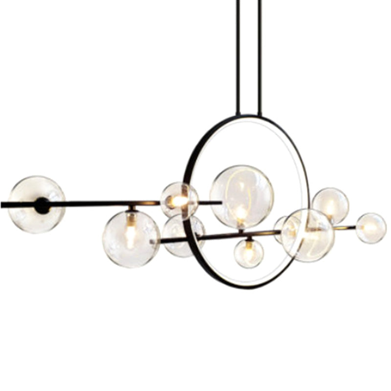 Luci a sospensione dell'isola Globe Modern Metallic lampadario Fidurs di illuminazione per il ristorante