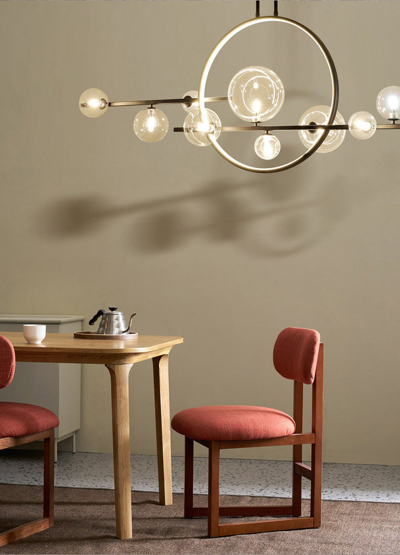Luci a sospensione dell'isola Globe Modern Metallic lampadario Fidurs di illuminazione per il ristorante