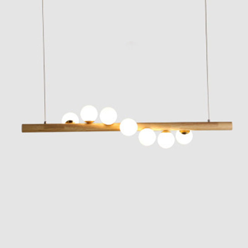 SPHIRIQUE LAGE CUIE PENSANT LIGNES VERRE moderne simplicité île Lumières pour table à manger