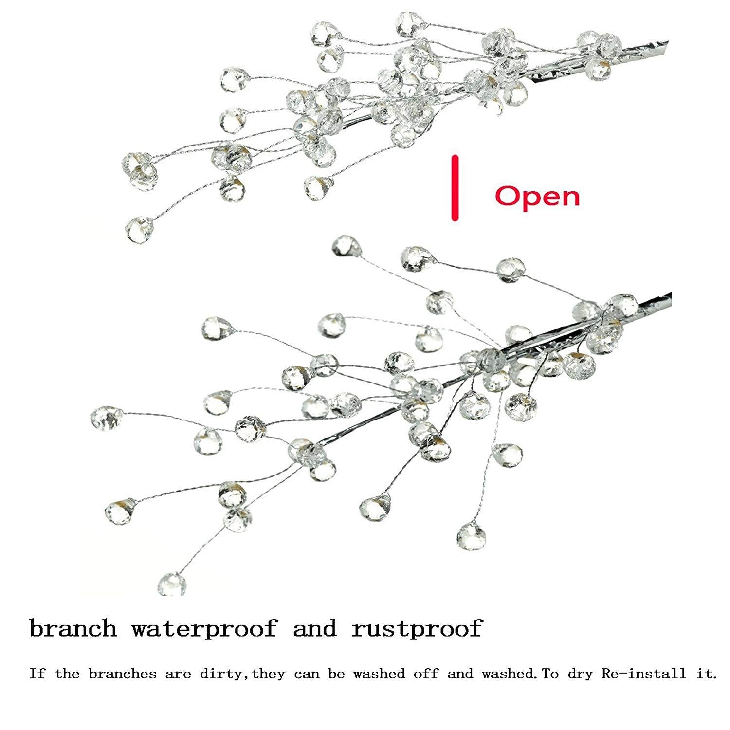 Posstal de cristal en forme de pissenlit Modern Simplicity Bedroom Éclairage de chambre à coucher en Chrome