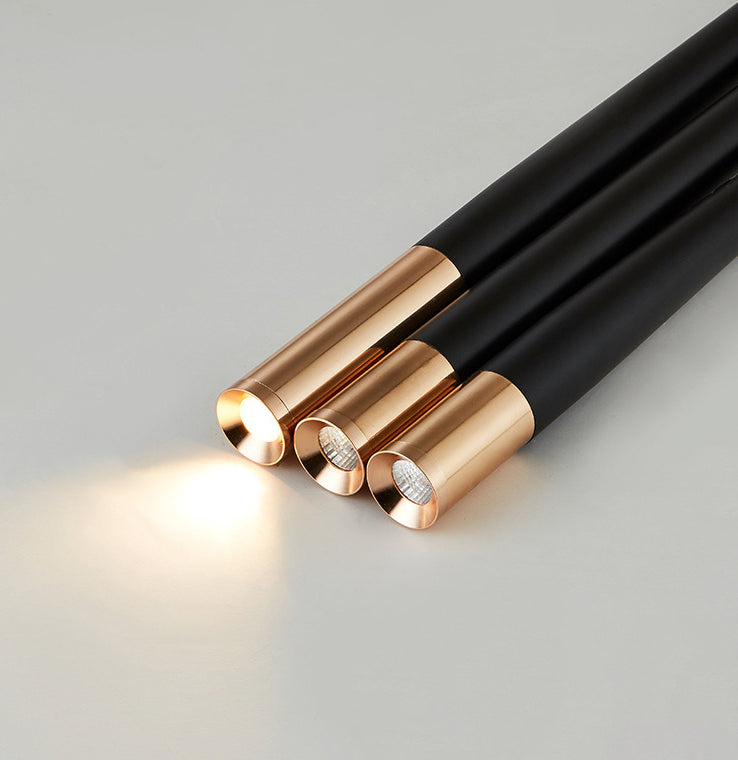 Stile di minimalismo contemporaneo LED LIGHT LIGHT ALTIMI LIGHTRO 24,8 "Lampada sospensione in alluminio affusolato per barra da cucina