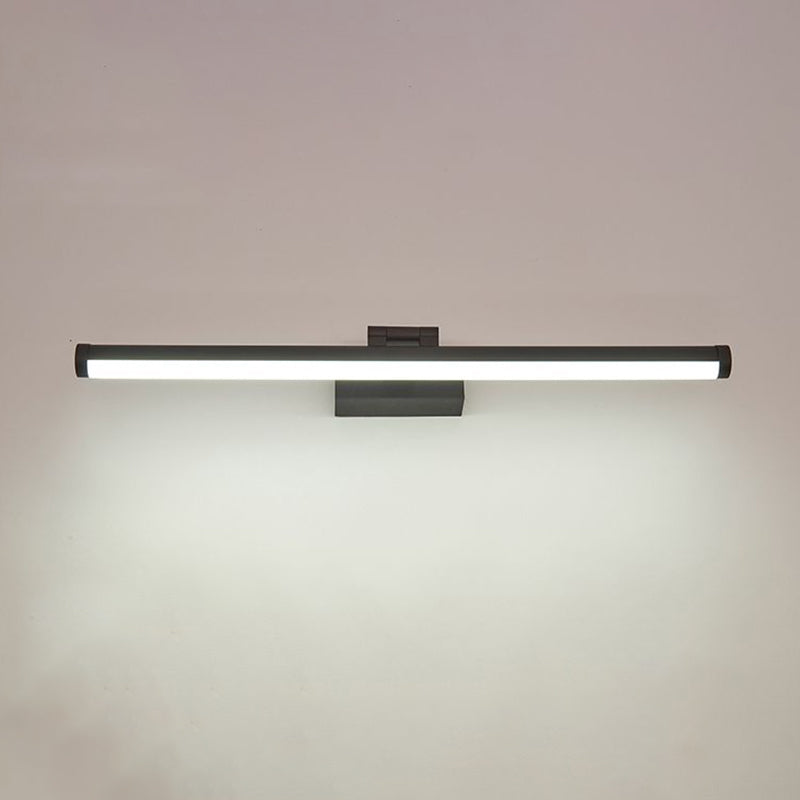 Nordic Style Single Vanity Light LED Metal Wall Mounted Mirror Front Lamp in Acrylic Shade