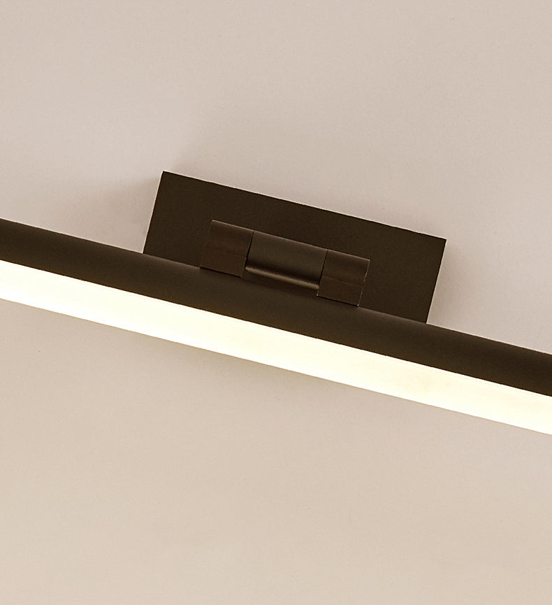 Nordic Style Single Vanity Light LED Metal Wall Mounted Mirror Front Lamp in Acrylic Shade