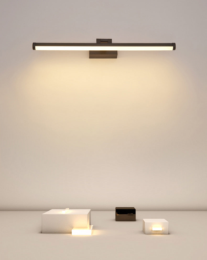 Nordic Style Single Vanity Light LED Metal Wall Mounted Mirror Front Lamp in Acrylic Shade