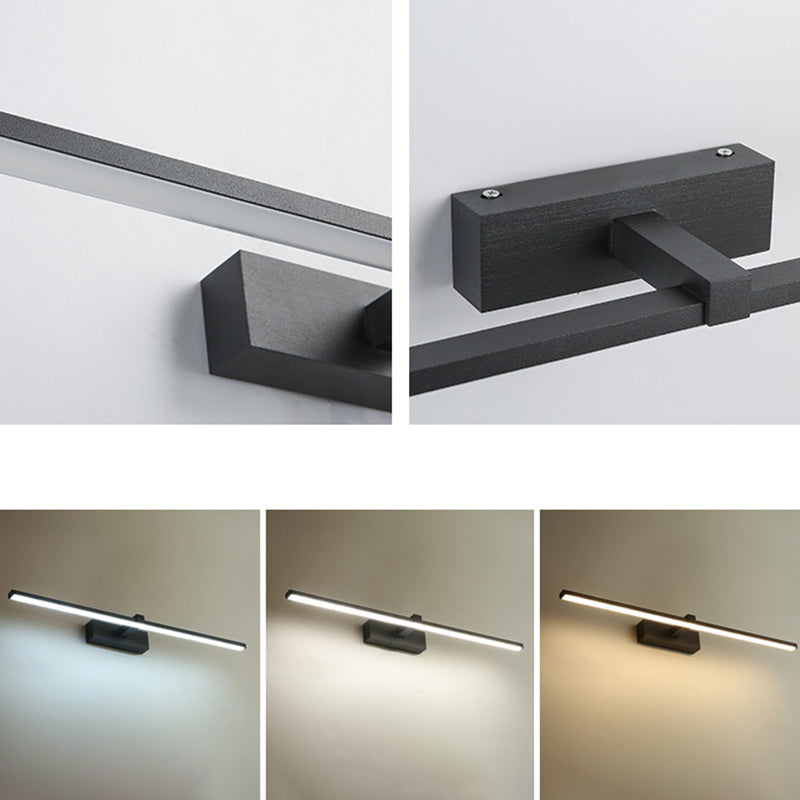 LED Mirror Cabinet Vanity Wall Light Anti-fogging Linear Vanity Sconce for Bathroom