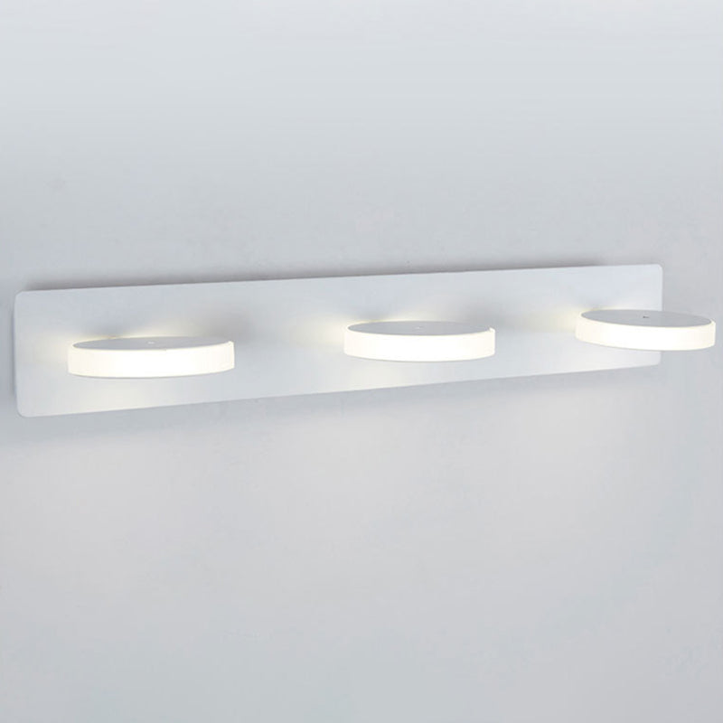 Forma a forma di cerchio Light Freeture Vanity Style Modern Vanity Mirror Light per il bagno