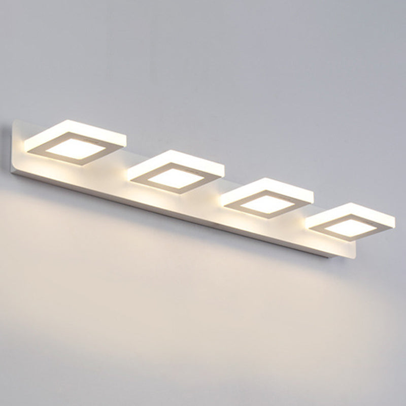 Moderne mode -ijdelheid verlichtingsarmatuur verstelbare hoofdliggers van kop LED -wandverlichtingsideeën voor badkamer