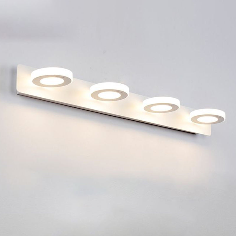 Moderne mode -ijdelheid verlichtingsarmatuur verstelbare hoofdliggers van kop LED -wandverlichtingsideeën voor badkamer