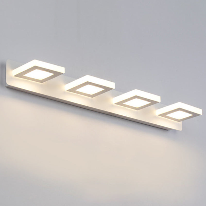 Moderne mode -ijdelheid verlichtingsarmatuur verstelbare hoofdliggers van kop LED -wandverlichtingsideeën voor badkamer