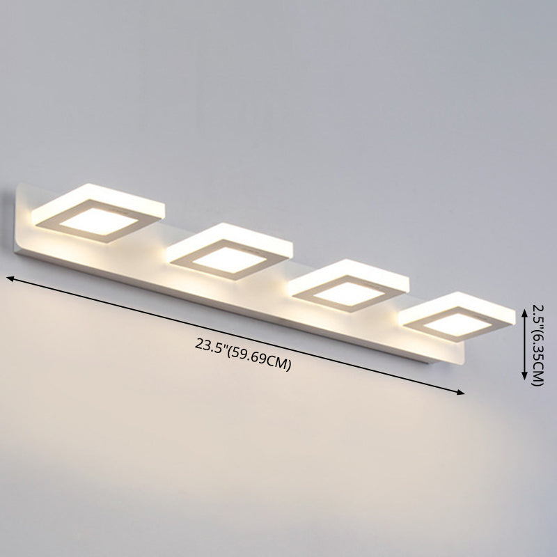 Moderne mode -ijdelheid verlichtingsarmatuur verstelbare hoofdliggers van kop LED -wandverlichtingsideeën voor badkamer