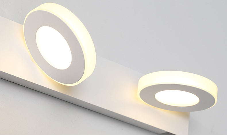 Moderne mode -ijdelheid verlichtingsarmatuur verstelbare hoofdliggers van kop LED -wandverlichtingsideeën voor badkamer