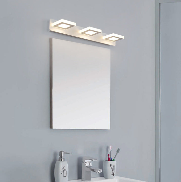 Moderne mode -ijdelheid verlichtingsarmatuur verstelbare hoofdliggers van kop LED -wandverlichtingsideeën voor badkamer