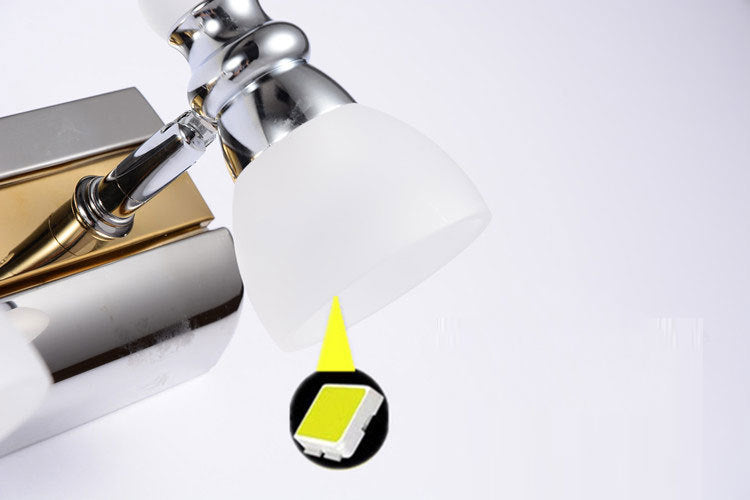 Contemporary Bathroom Vanity Lights Down Lighting Vanity Wall Light with Acrylic Shade