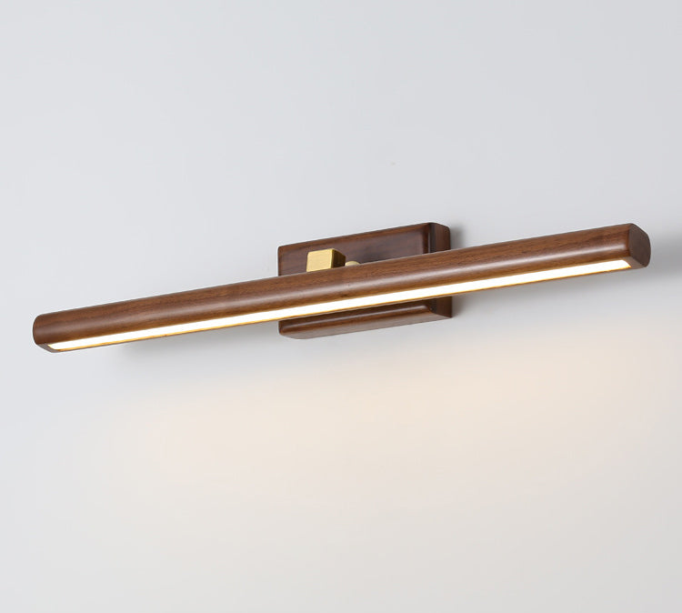 Stile minimalista Vanity Light Bar Walnut LED Vanity Mirror Lights per tavolo da toeletta