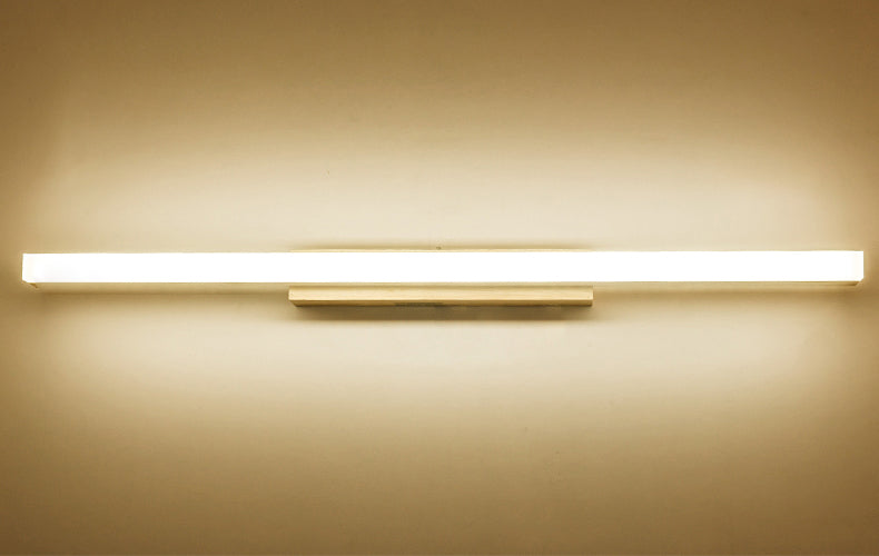 LED houten Noordse spiegel lichtwater en mistbestendige muurwandwandeling voor badkamer