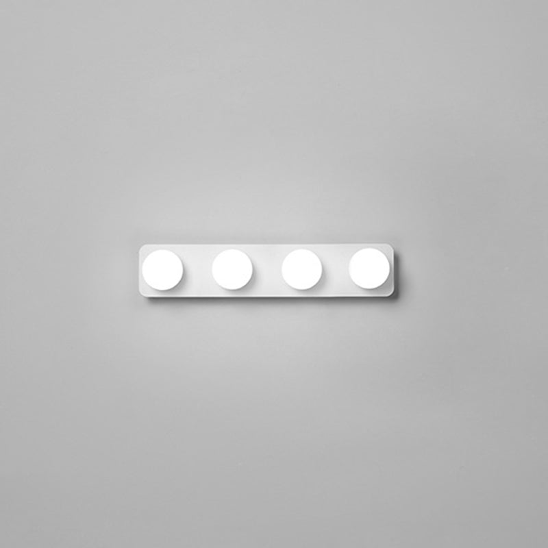 Moderne eenvoudige ijdelheid Mirror Licht LED BALL ACRYL TADE TADHE TADHADE BADKADE LACKING Ideeën