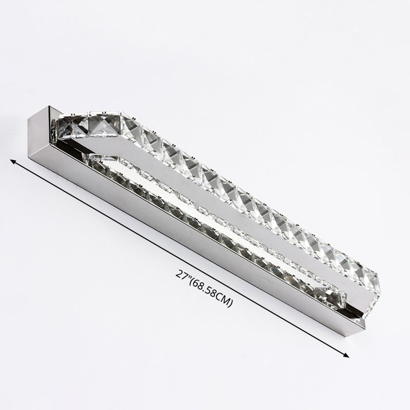 Bathroom Decoration Vanity Sconce Light Crystal Shade Wall Mounted Vanity Lights for Mirror Cabinet