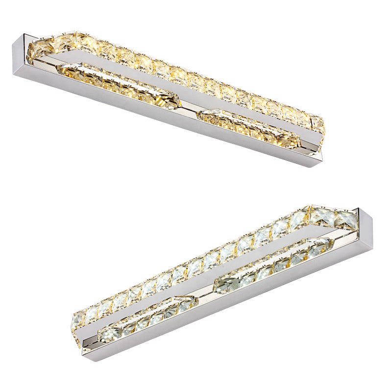 Bathroom Decoration Vanity Sconce Light Crystal Shade Wall Mounted Vanity Lights for Mirror Cabinet