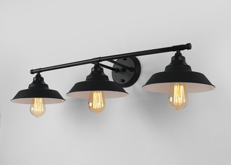 Industrial Metal Vanity Sconce Light Barn Shade Wall Mounted Light for Mirror Cabinet