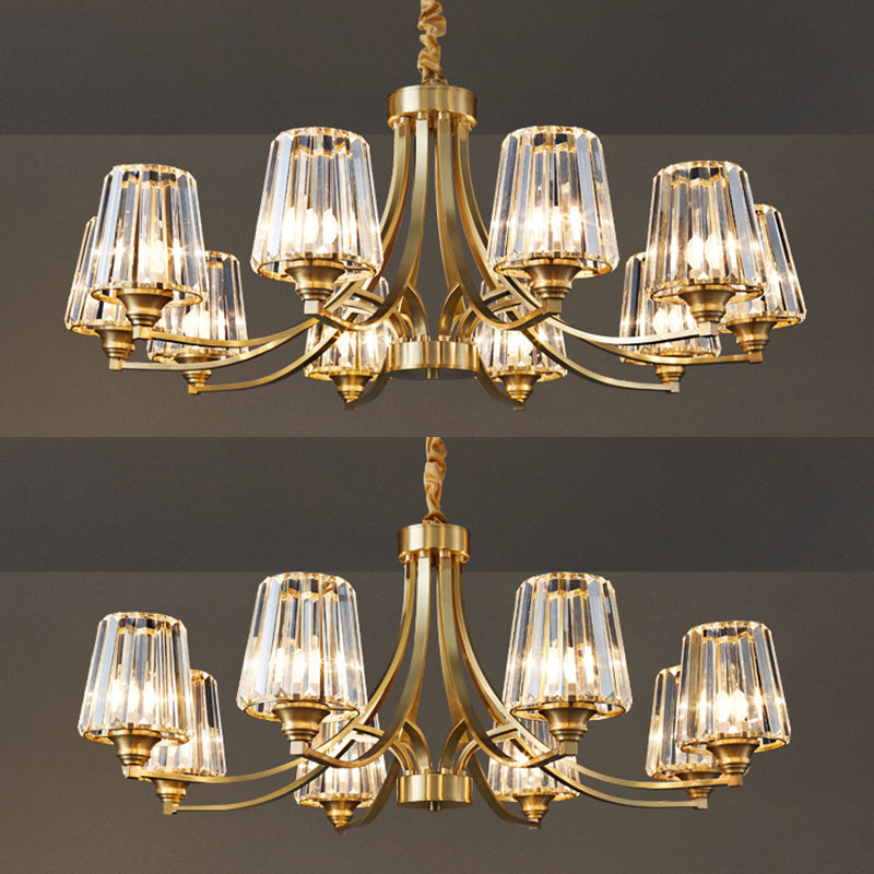 Postmodern Starburst Chandelier Pendant Light Glass Hanging Light Fixtures for Living Room
