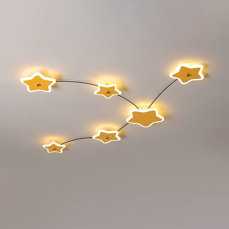 Nouveauté dessin animé encastré lumière LED enfants Style métal chambre plafonnier