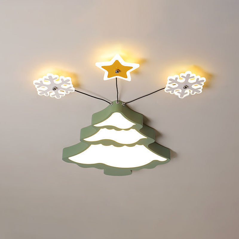 Nouveauté dessin animé encastré lumière LED enfants Style métal chambre plafonnier