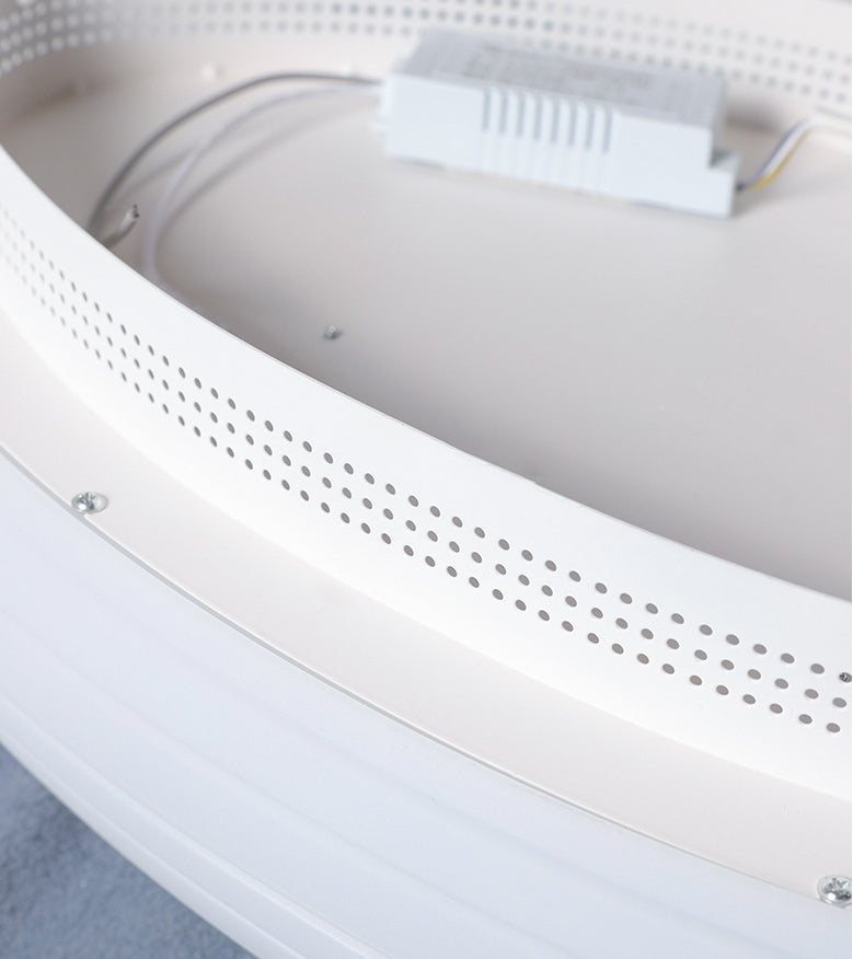 Kunststof kiezelvormige inbouw Cartoon LED witte plafondlamp voor slaapkamer