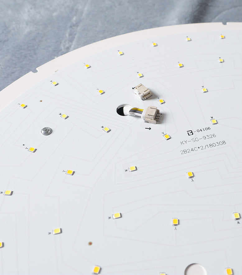 Kunststof kiezelvormige inbouw Cartoon LED witte plafondlamp voor slaapkamer