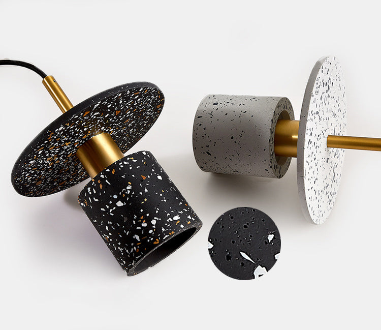 Luce a sospensione a forma di cappello da terrazzo Luce a soffitto a bulba singola per barre da cucina