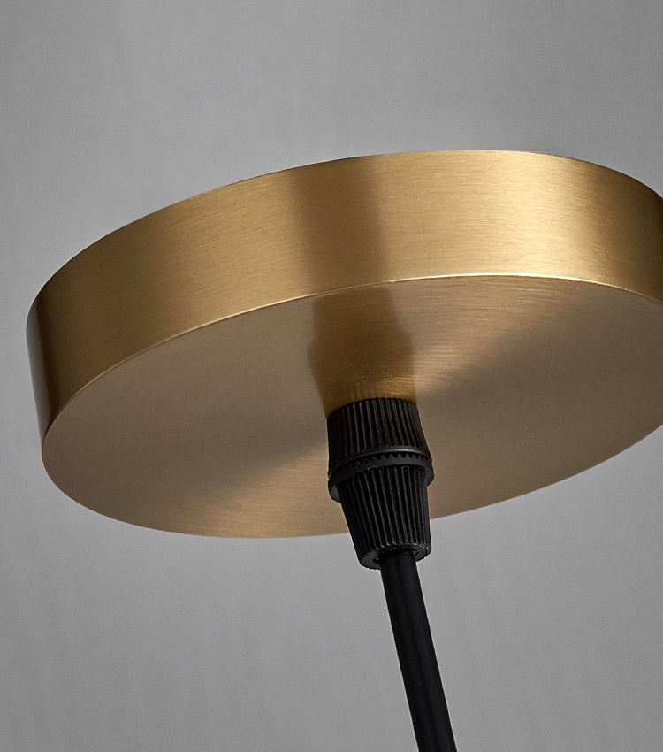 Elongated Dome Marble Hanging Light Fixture Minimalist White Ceiling Pendant for Dining Room