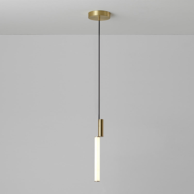 Péndulo de cabecera en forma de palo Acrílico ACRYLIC SIMPLE LED LELLING PRITING EN ORO