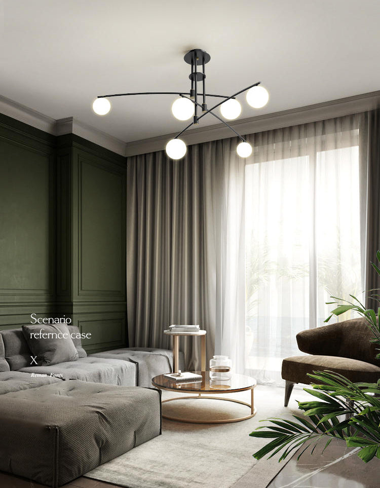 Tiered Opaline Glass Island Light Simple Style Ceiling Suspension Lamp for Living Room