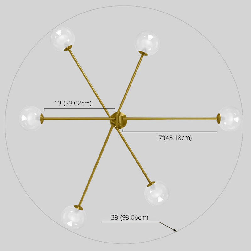 Rotating Linear Metal Island Light Fixture Minimalist Titanium Gold Pendant Light with Ball Milk Glass Shade