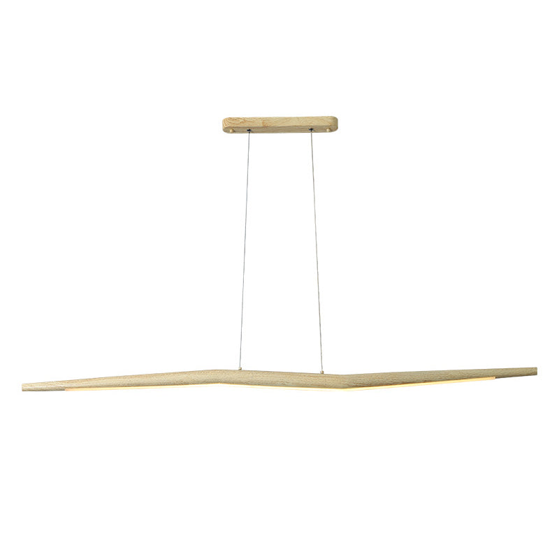 Twig Shaped Metal Ceiling Lamp Minimalistic LED Island Light Fixture for Restaurant