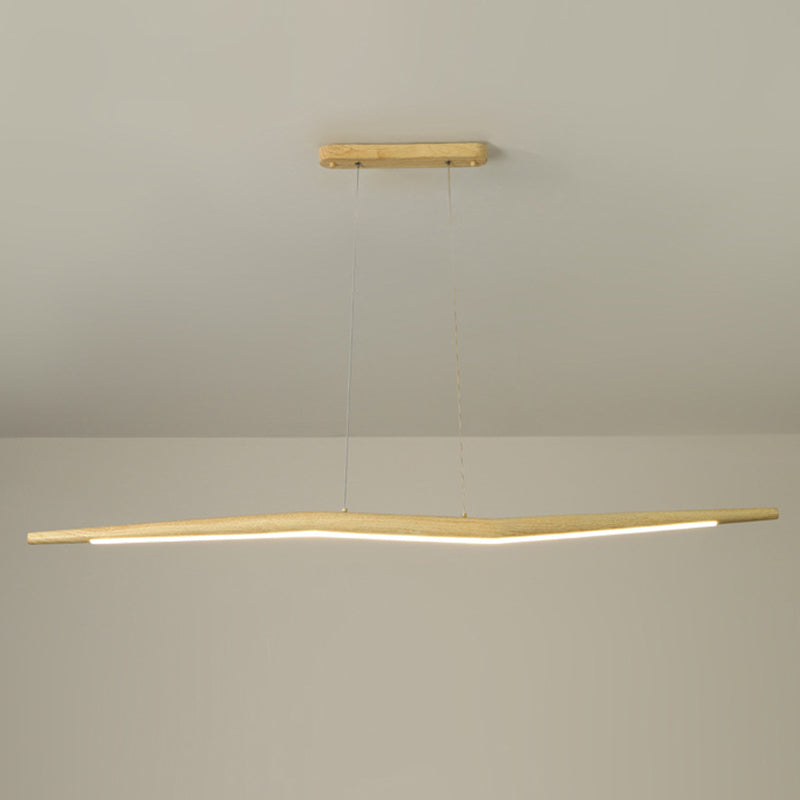 Twig Shaped Metal Ceiling Lamp Minimalistic LED Island Light Fixture for Restaurant