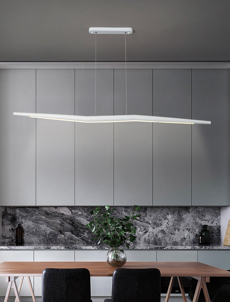 Twig Shaped Metal Ceiling Lamp Minimalistic LED Island Light Fixture for Restaurant