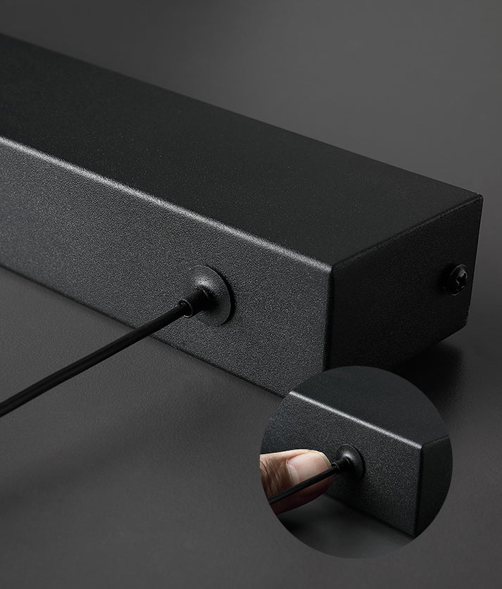 Modern Minimalism Linear Island Hangluchting LED LED Metal Island Plafond Light voor eettafel