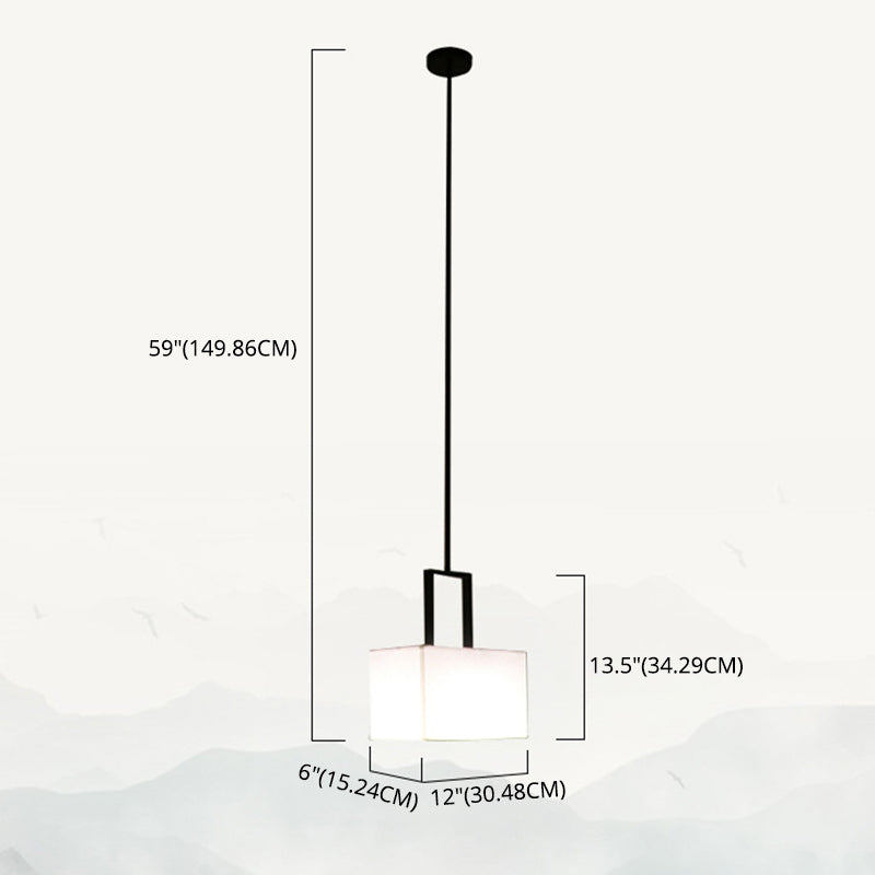 Tambor de tono blanco lámpara colgante de colgantes moderno 1 luz de techo colgante de luz para dormitorio