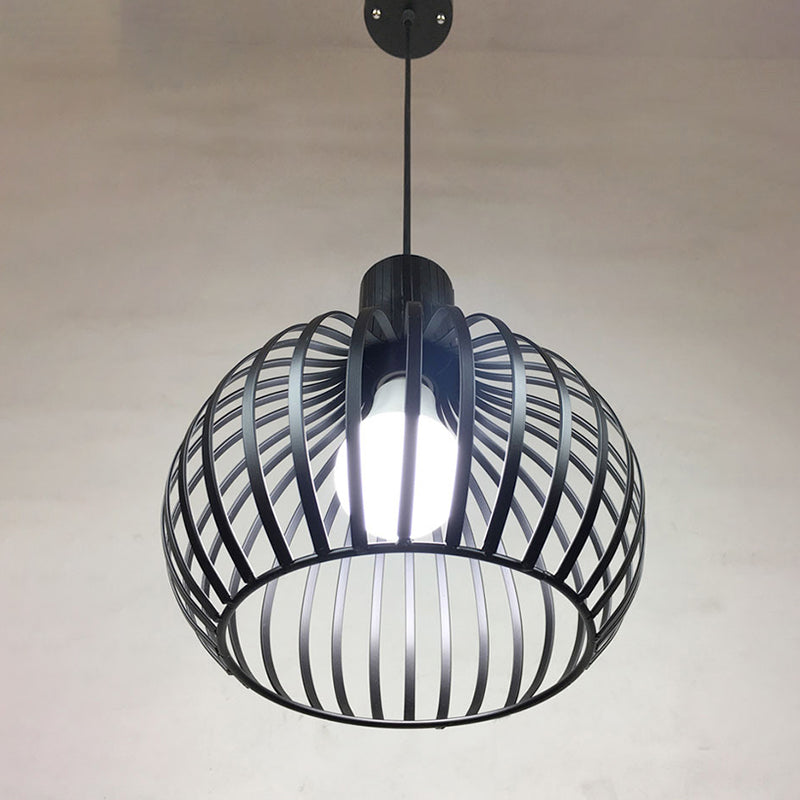 Metall 1 hellanhänger leichte nordische einfache Tränenkäfighängelampe für das Restaurant