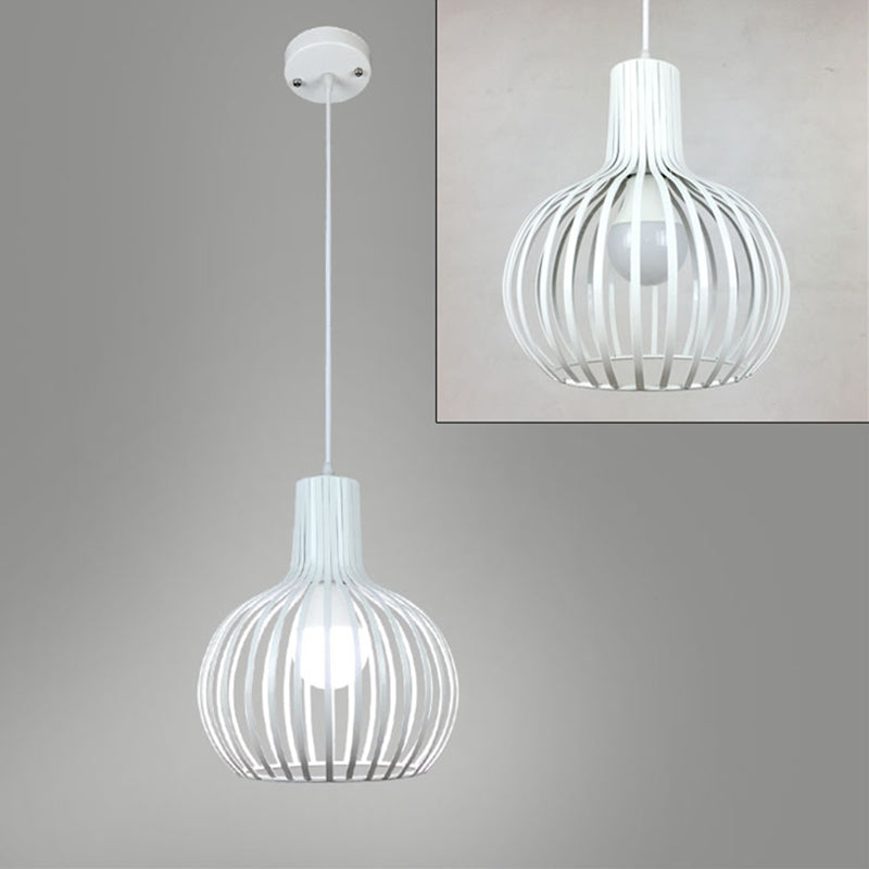 Metall 1 hellanhänger leichte nordische einfache Tränenkäfighängelampe für das Restaurant