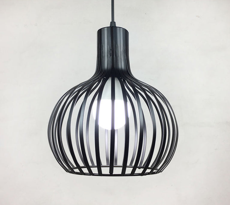 Metall 1 hellanhänger leichte nordische einfache Tränenkäfighängelampe für das Restaurant