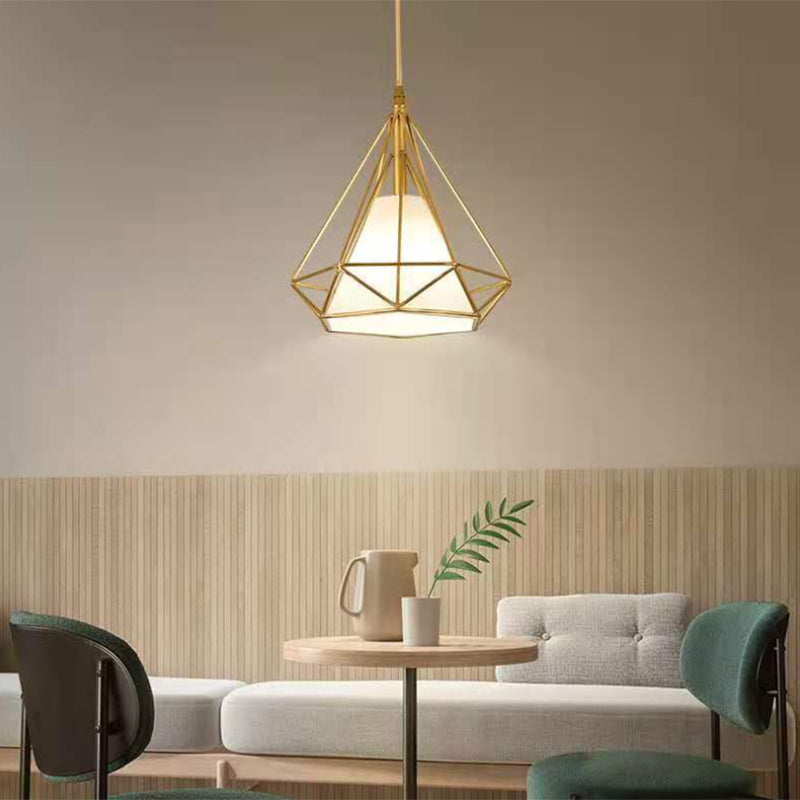 Diamond Iron Cluster Anhänger Beleuchtung moderne minimalistische Hanglampe für Esstisch