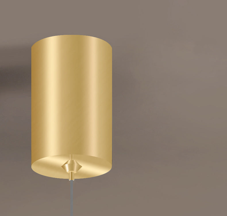 Double Round Shape LED Pendant Lamp Modern Minimalist Metal Hanging Lamp for Living Room